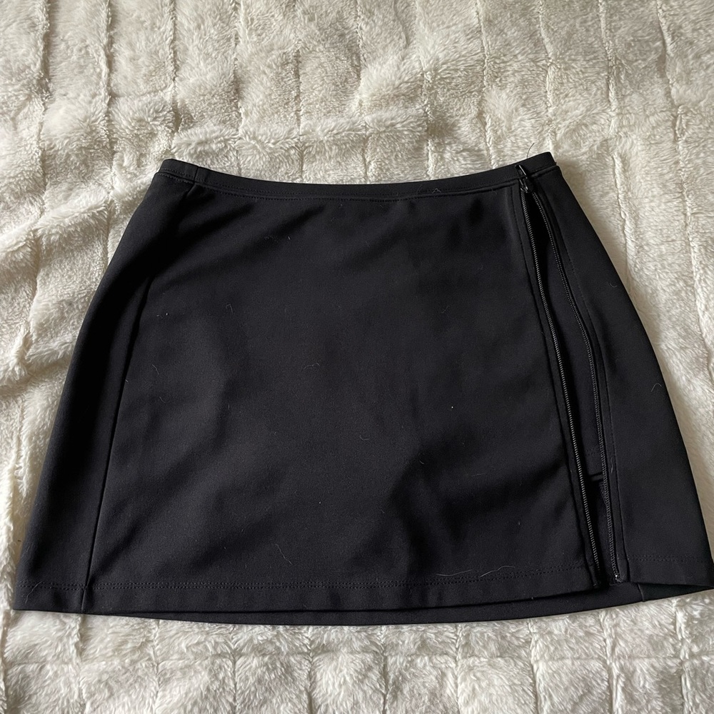 Express World Brand 2000’s VINTAGE clubbing black mini skort skirt size small